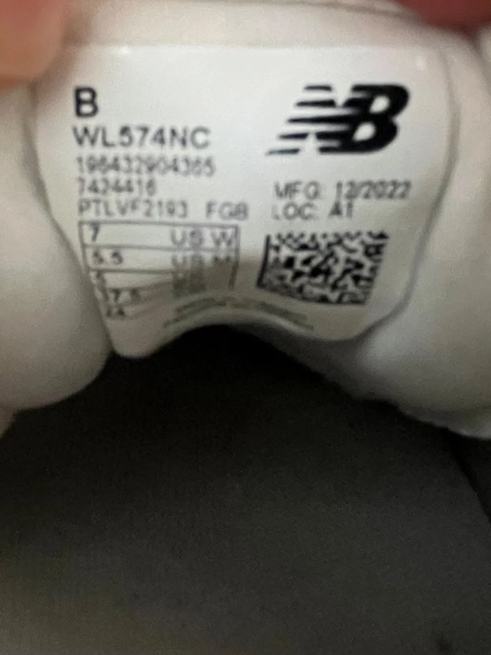New Balance 574 Women’s Sz 7